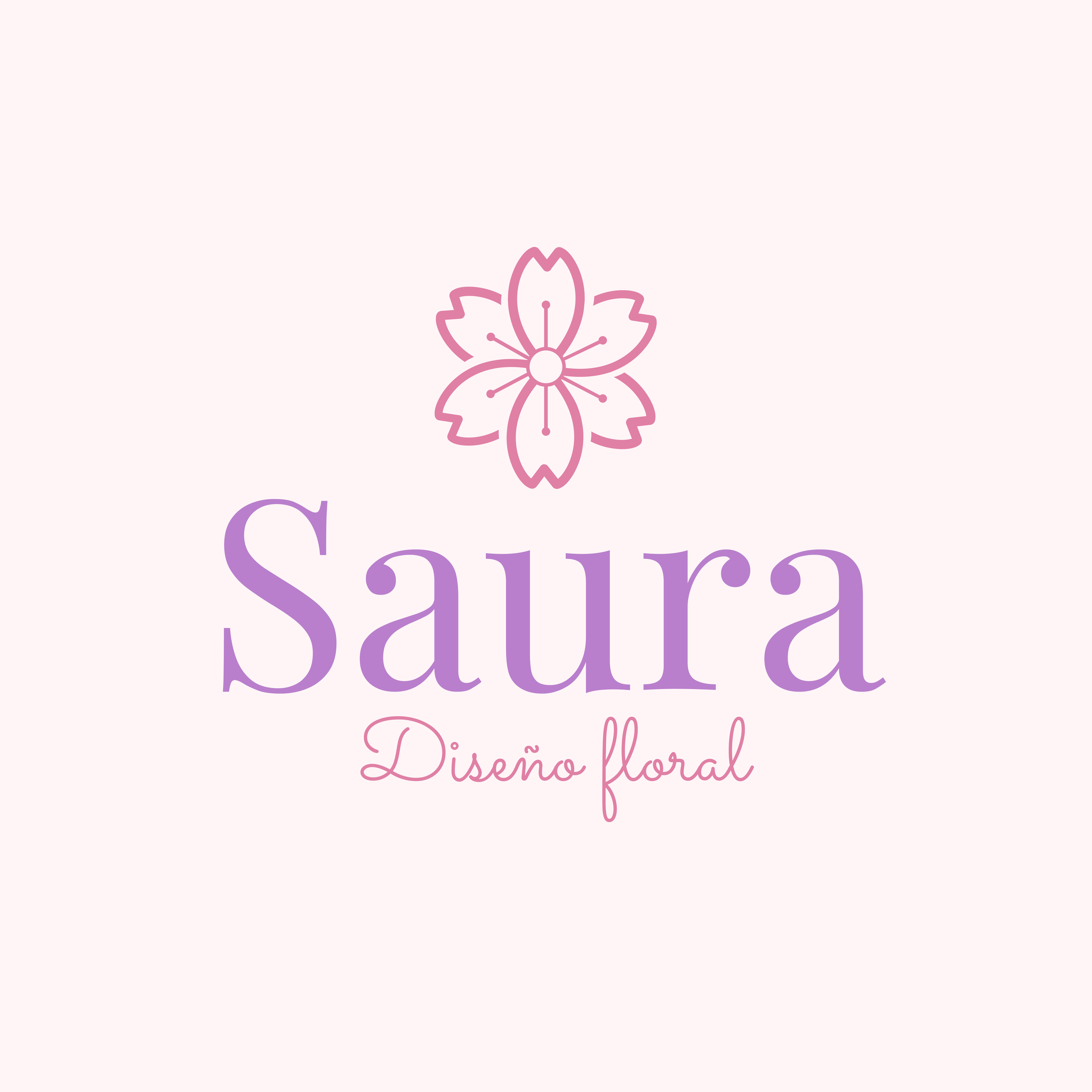 Saura diseño floral